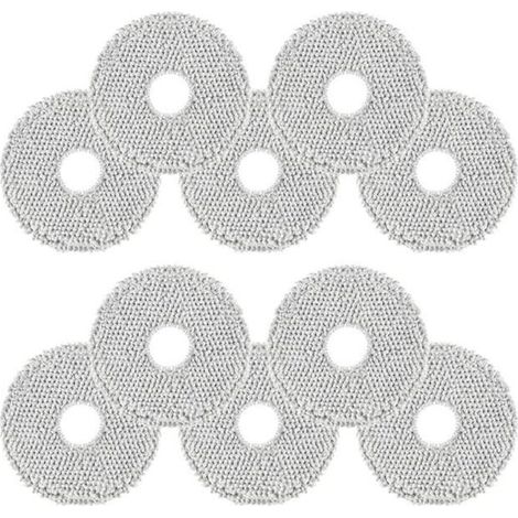 Lot de 10Serpillères pour Robot Aspirateur pour Dreame L10s Ultra/L10s Pro Ultra/L20 Ultra/L10s Pro Ultra Heat/pour Xiaomi X10+, (1/4)