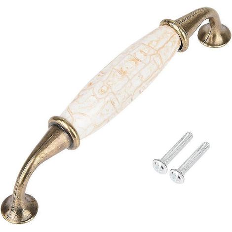 Poignées de porte, poignées de tiroir, boutons et tirettes en céramique de style rétro (5025-128) (1/5)