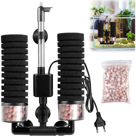 Filtre Éponge Pour Aquarium, Filtre Éponge D'aquarium, Filtre Exhausteur Aquarium, Filtre Double Éponge, Filtre Pompe Aquarium, Pompes Et Filtres Pour Aquarium Pour Filtrage Biologique Et Mécanique (1/5)