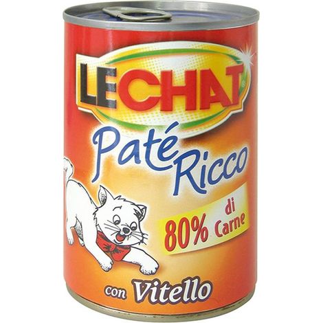 LeChat Gatto Adult Paté 400gr ricco con Vitello