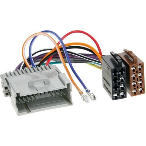 Fiches ISO Autoradio compatible avec HUMMER H2 03-08 H3 05-10 SANS AMPLI 4HP ISO