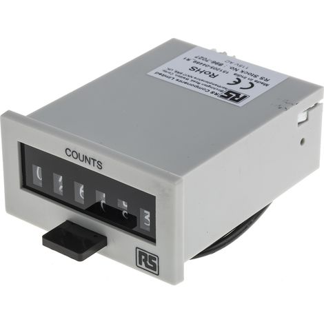 Compteur RS PRO Impulsion 115 V c.a. Numérique 6 digits ( Prix pour 1 ) (1/2)