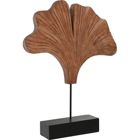 Decoracion Mango Hierro 51X9X60 Ginko Tallado (1/4)
