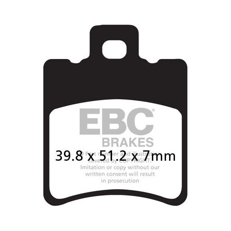 Pastillas de freno para scooter EBC SFA193HH (juego para 1 disco)