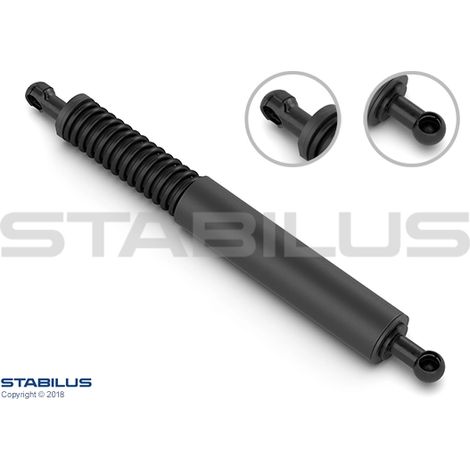 Vérin de hayon, de coffre STABILUS 034403 PORSCHE 7L5 827 550 B 7L5 827 550 D