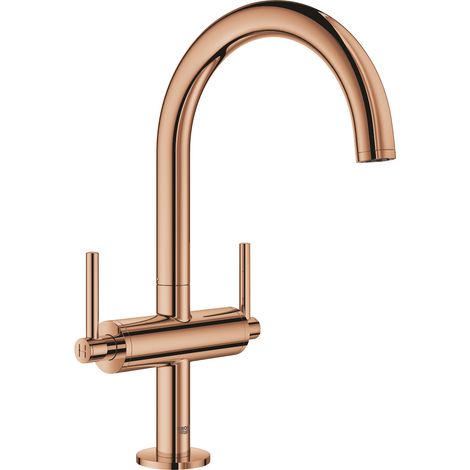 Mezclador de lavabo Grohe Atrio, tamaño L, con manija de palanca,