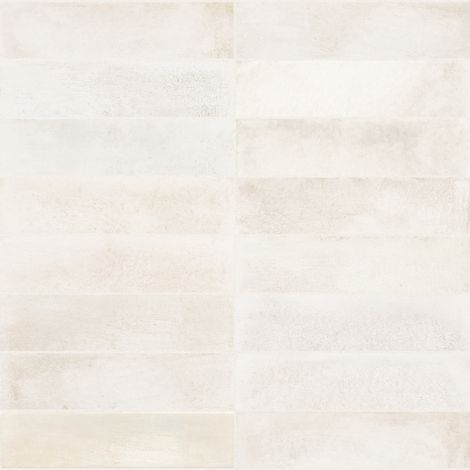 Carrelage effet Zellige Beige Clair 24,6x6x0,85 cm Montel - Mur intérieur (vendu par carton de 0,5 m²) - RO'MA CARRELAGE