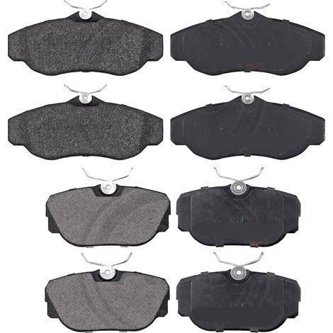 KIT PASTIGLIE FRENO ANTERIORI E POSTERIORI compatibile con LAND ROVER RANGE ROVER EVOQUE (L538) / PASTIGLIE FRENANTI AUTO OEM FDB4894,FDB4927 / SOSTITUZIONE DIRETTA / BASSA POLVERE / SILENZIOSO