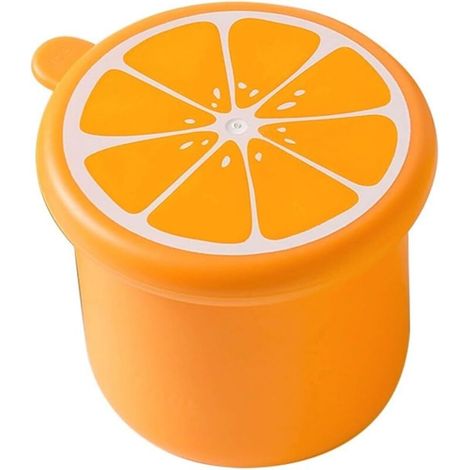Orange ice cube molds, easy-to-use round mold, round container, for making gelatin, silicone spherical mold, m-AquaForge (1/4)
