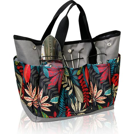 Borsa porta attrezzi, borsa per il trasporto di attrezzi da giardino, adatta per cassette degli attrezzi, attrezzi pesanti per uso interno ed esterno, borsa porta attrezzi (1/5)
