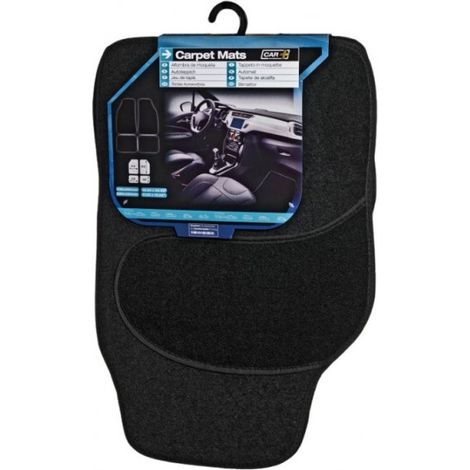Lot tapis de sol auto universel moquette 44x65cm - Car + (1/3)