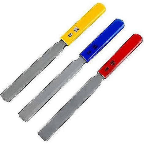 Ensemble de 3 limes coniques pour sillet de guitare, limes à rainures pour sillet, limes à double tranchant pour fil métallique, lime pour sillet de basse électrique Wir js