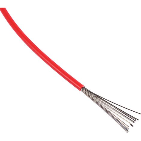 Gaine de câble de dérailleur 4mm pour vélo de route (rouge/câble de vitesse) (1/2)
