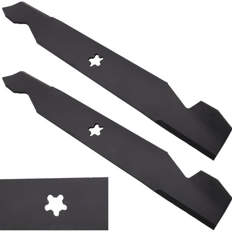 Couteau 2x 49cm pour Viking 6109-004-2127, AYP 127 841, 138 496 Jonsered 532127841 (1/4)