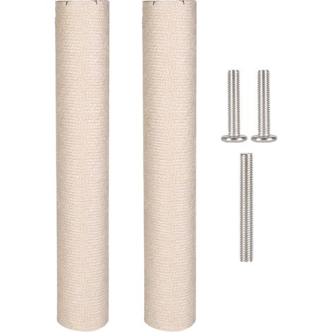 Griffoir pour Chat Poteau À Griffe en Sisal Jouet Interactif avec Trous De (1/5)
