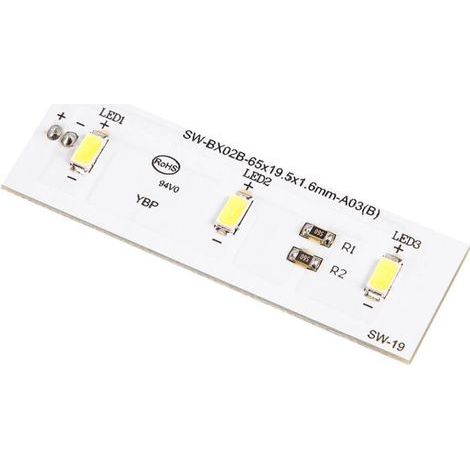 Barre LED pour Réfrigérateur Remplacement Lumineuse Pièce Réparation ZBE2350HCA SW-BX02B (1/4)