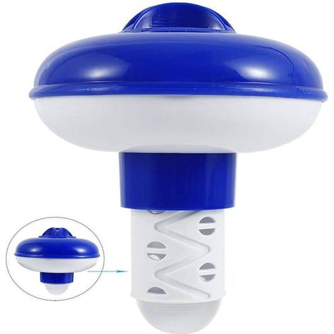 Verstellbarer Chlordiffusor für Schwimmbäder, schwimmender Chlordiffusor für Schwimmbäder, geeignet für Innen- und Außenschwimmbäder, Badewannen, aufblasbare Whirlpools usw. (1/5)