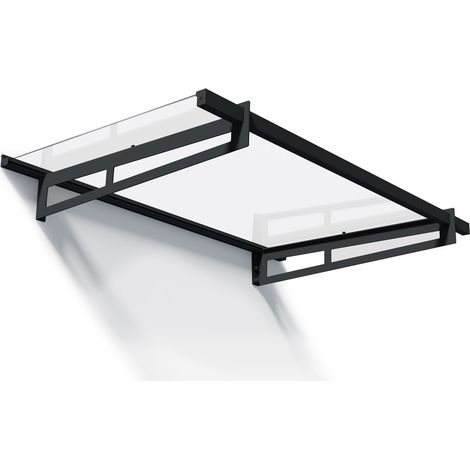 Palram - Canopia Vordach Eifel 1500 Anthrazit 93x150x19 cm (1/5)