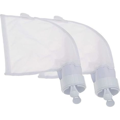 Sacs à Limon adaptables pour Polaris 280 480 Robot Nettoyeur Piscine. Lot de 2 Sacs filtres Nylon renforcés à Fermeture Scratch (1/4)