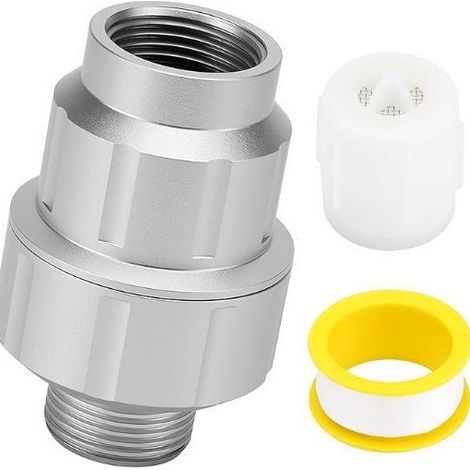 La référence 85470 est une tête de filtre en alliage d'aluminium adaptée aux filtres à eau des machines à laver. Il s'agit d'une tête de filtre en ligne. (1/5)