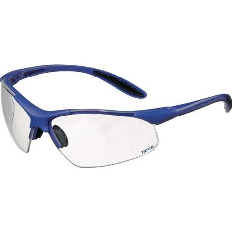 TECWERK Schutzbrille DAYLIGHT PREMIUM EN 166 Bügel dunkelblau,Scheibe klar PC TECWERK