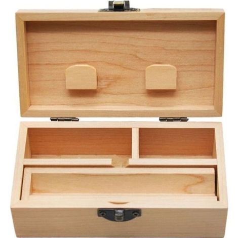 Boîte à Outils à Cigarettes à Rouler à Main en Bois étui à Cigarettes Excellent Cadeau UNE (1/4)