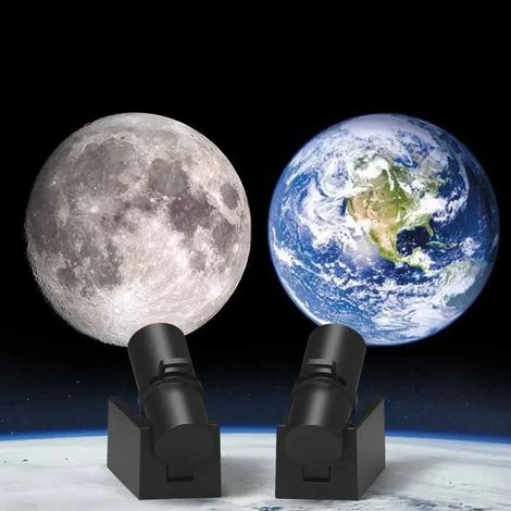 Projecteur d'étoiles LED Lampe Terre/Lune Projecteur de lumière galactique Terre (1/5)