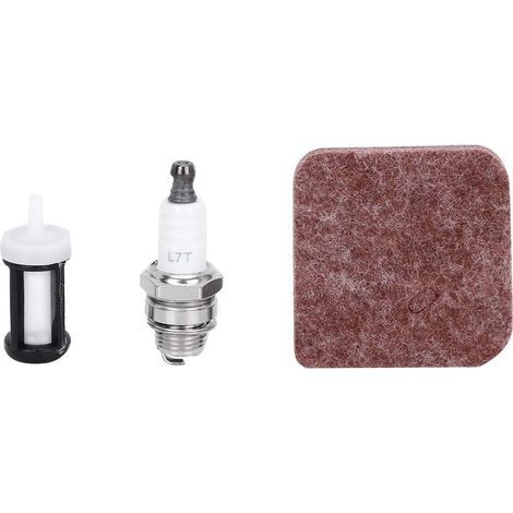 Filtre air pour Bougies d'allumage Carburant pour Automobiles et traitements Filtres air + Bougies + Filtre Carburant Adaptable sur Stihl FS38 FS45 FS46 FS55 HS45 FC55. (1/5)