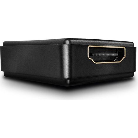 Lindy 38015 ripetitore audio/video AV nero - Estensore A/V (ripetitore AV, 1080p, nero, 50 x 27 x 15 mm) (1/4)