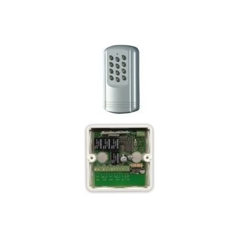 Kit digicode + récepteur radio en Polycarbonate CDVI (1/2)