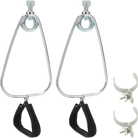 Lot de 2 supports de fixation en fer pour reptiles (tortues, lézards, etc.) avec abat-jour intégré. (1/5)