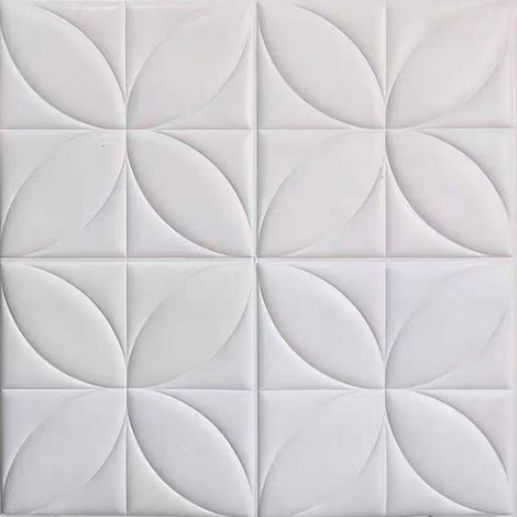 stickers muraux 3D auto adhésifs papier peint amovible pour couvrir et décorer les murs de salon chambre cuisine en tant que fond 20 pièces (1/5)