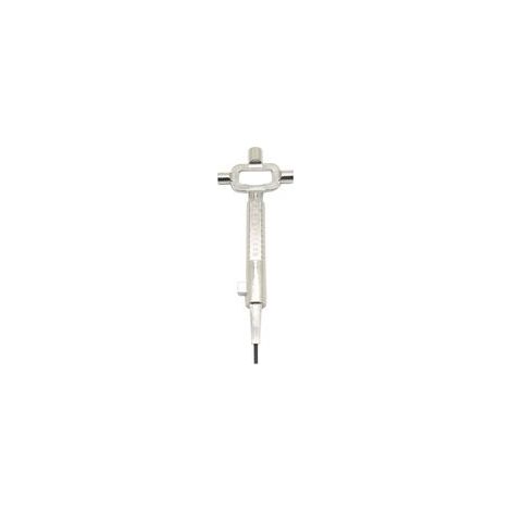 Set di 2 chiavi multifunzione per edilizia, attacco quadro, chiave da architetto multifunzionale in metallo, chiave da architetto in lega di zinco, chiave universale per edilizia, chiave a brugola con (1/3)