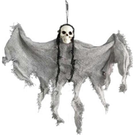 Halloween-Dekorationen Totenkopf Geisterparty Spukhaus Horror Grau (1/5)