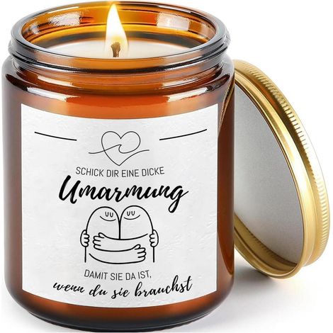 Bougie parfumée Lavande 9oz cire de soja pour femmes, cadeau petite amie anniversaire