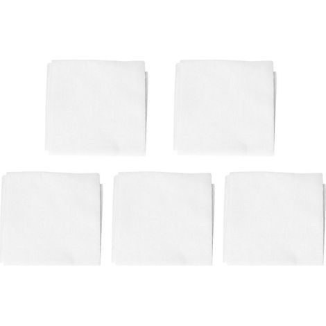 Lot de 5 étamines à tofu en mousseline de coton réutilisable, ourlées.-40X40CM