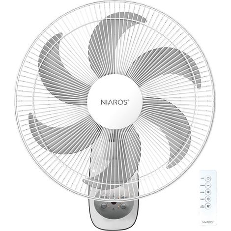 Ventilador de pared Nyota Ø43cm 70W Blanco