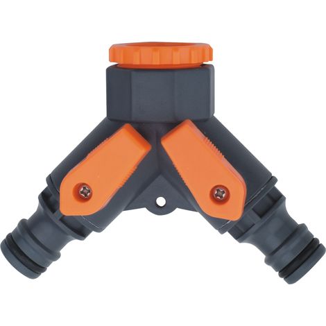 Utilia ATTACCO A RUBINETTO A 2 VIE  mis. 3/4F 24.00 pz