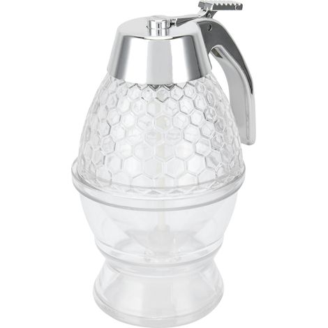 Distributeur de sirop et de miel à pression, pot de conservation de liquides et d'assaisonnements pour la cuisine. (1/5)
