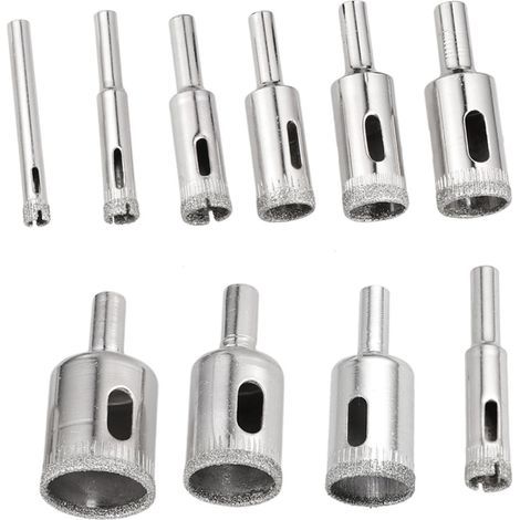 2-teiliges Diamantbohrer-Set für Glas und Keramik, Mehrzweck-Bohrset für Marmor und Granit mit kompatibler Bohrmaschine (1/5)