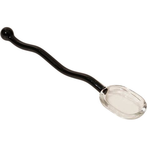 Cuillère À Dessert - Verre Borosilicaté - Pour Glace Crème Fraîche Gâteaux - 16 x 3 x 1 cm - 1 Pièce (1/5)