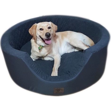 Lit pour chien de luxe XXL - 90 x 30 cm - housse lavable - graphite - lit pour chien canapé pour chien lit pour chien lit pour chien