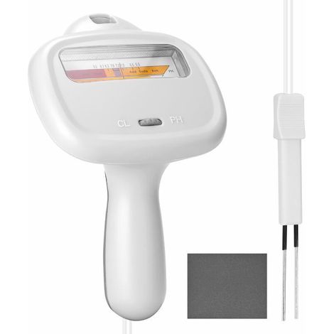 Pc102C Piscine Qualite De L'Eau Testeur Ph Portable Pen Test Cl2 Chlore Detecteur Meters Chlore Ph Testeur 2In1 Testeur (1/5)