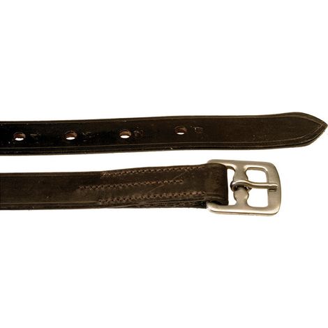 125 cm, Nero: Staffili inglesi in pelle misura pony 125 cm