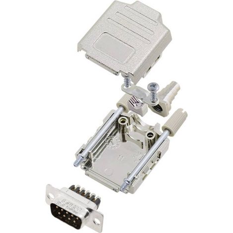 Amphenol L17DPPK25-M+L717DB25PST KIT connettori maschio SUB-D 180 ° Numero Poli (num): 25 A vite 1 pz.