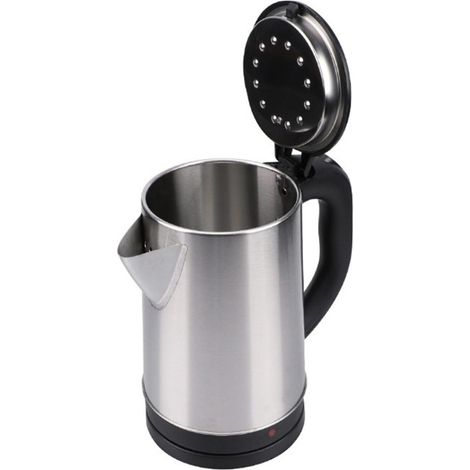 Bouilloire électrique en acier inoxydable 2.3L noire coupure auto pour maison 220V prise UE (1/5)