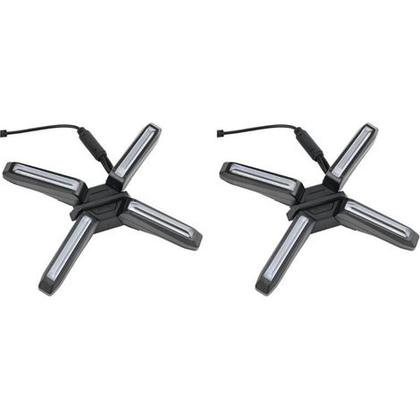 Due luci di ricambio super luminose da 4W a forma di X per monopattini elettrici ZT3 e ZT3 Pro.