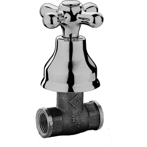 Rubinetto Incasso Dritto Iris 1/2" Cromo (1/3)