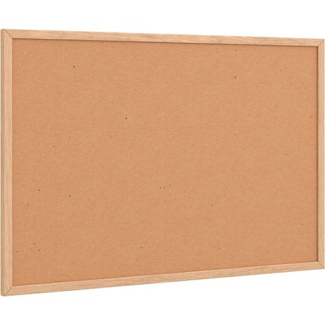 Tableau en liège avec cadre en bois de pin massif 60 x 40 cm CFW777175 (1/5)