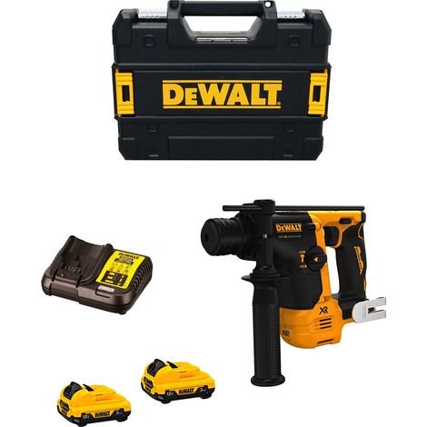 Trapano SDS-plus 1,1J 12V DEWALT DCH072L2-QW Brushless con 2 batterie da 3,0 Ah (1/5)